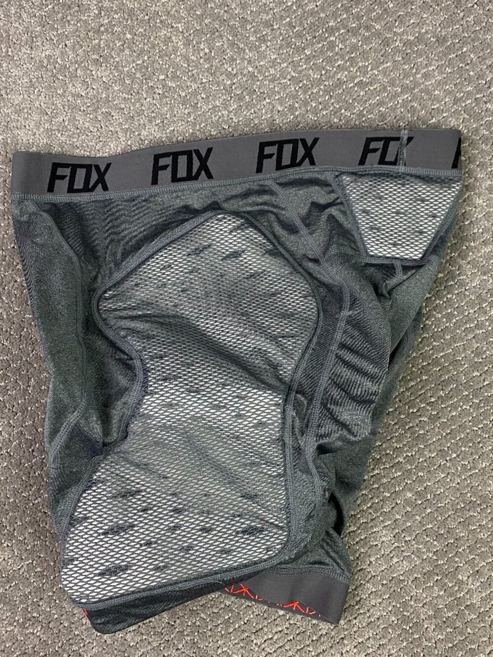 Fox Racing Titan Race Padded Shorts Mens XL Gray Motocross Dirt Bike Mountain